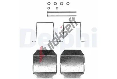 DELPHI Sada psluenstv obloen kotouov brzdy DF LX0338, LX0338