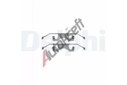 DELPHI Sada psluenstv obloen kotouov brzdy DF LX0340, LX0340