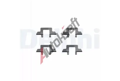 DELPHI Sada psluenstv obloen kotouov brzdy DF LX0341, LX0341