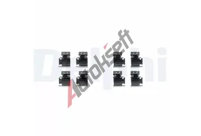DELPHI Sada psluenstv obloen kotouov brzdy DF LX0354, LX0354
