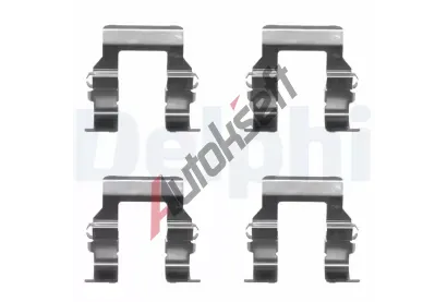 DELPHI Sada psluenstv obloen kotouov brzdy DF LX0367, LX0367