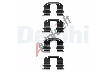DELPHI Sada psluenstv obloen kotouov brzdy DF LX0372, LX0372