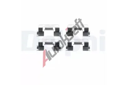 DELPHI Sada psluenstv obloen kotouov brzdy DF LX0376, LX0376