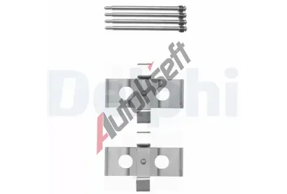 DELPHI Sada psluenstv obloen kotouov brzdy DF LX0393, LX0393