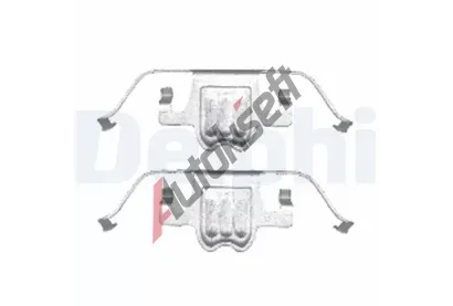 DELPHI Sada psluenstv obloen kotouov brzdy DF LX0406, LX0406