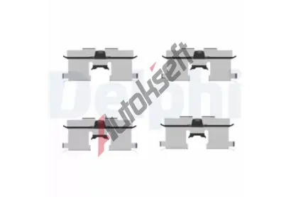 DELPHI Sada psluenstv obloen kotouov brzdy DF LX0407, LX0407