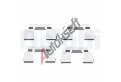 DELPHI Sada psluenstv obloen kotouov brzdy DF LX0410, LX0410