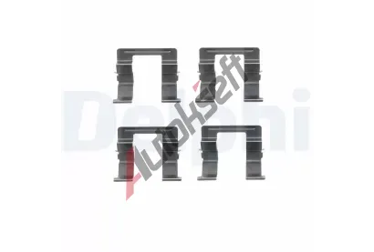 DELPHI Sada psluenstv obloen kotouov brzdy DF LX0420, LX0420