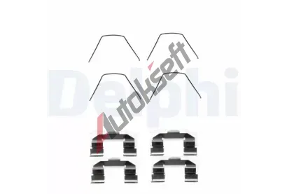 DELPHI Sada psluenstv obloen kotouov brzdy DF LX0421, LX0421