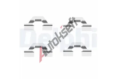 DELPHI Sada psluenstv obloen kotouov brzdy DF LX0430, LX0430