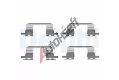 DELPHI Sada psluenstv obloen kotouov brzdy DF LX0431, LX0431