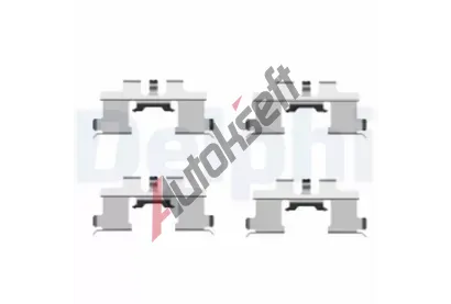DELPHI Sada psluenstv obloen kotouov brzdy DF LX0444, LX0444