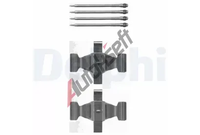DELPHI Sada psluenstv obloen kotouov brzdy DF LX0464, LX0464