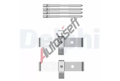 DELPHI Sada psluenstv obloen kotouov brzdy DF LX0469, LX0469