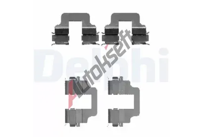 DELPHI Sada psluenstv obloen kotouov brzdy DF LX0473, LX0473