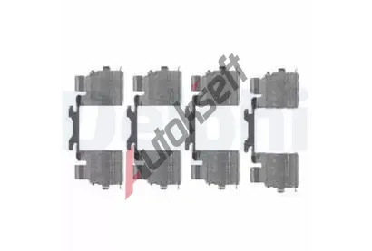 DELPHI Sada psluenstv obloen kotouov brzdy DF LX0476, LX0476