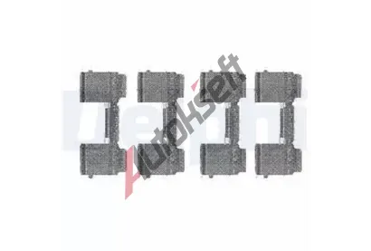 DELPHI Sada psluenstv obloen kotouov brzdy DF LX0477, LX0477
