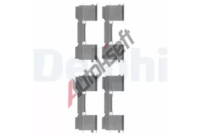 DELPHI Sada psluenstv obloen kotouov brzdy DF LX0478, LX0478