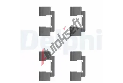 DELPHI Sada příslušenství obložení kotoučové brzdy DF LX0481, LX0481  DELPHI Sada příslušenství obložení kotoučové brzdy DF LX0481, LX0481