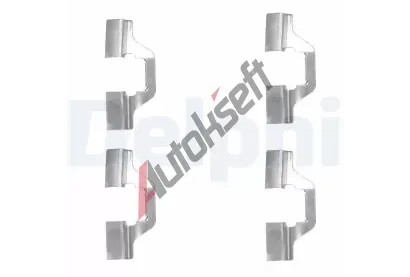 DELPHI Sada psluenstv obloen kotouov brzdy DF LX0492, LX0492