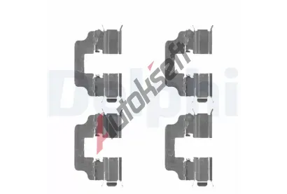DELPHI Sada psluenstv obloen kotouov brzdy DF LX0493, LX0493