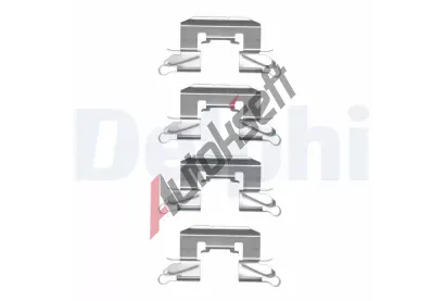 DELPHI Sada psluenstv obloen kotouov brzdy DF LX0507, LX0507