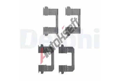 DELPHI Sada psluenstv obloen kotouov brzdy DF LX0530, LX0530