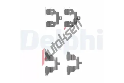 DELPHI Sada psluenstv obloen kotouov brzdy DF LX0531, LX0531