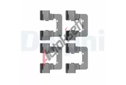 DELPHI Sada psluenstv obloen kotouov brzdy DF LX0534, LX0534