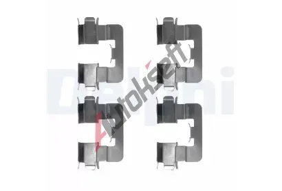 DELPHI Sada psluenstv obloen kotouov brzdy DF LX0539, LX0539