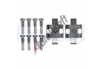 DELPHI Sada příslušenství obložení kotoučové brzdy DF LX0543, LX0543  DELPHI Sada příslušenství obložení kotoučové brzdy DF LX0543, LX0543