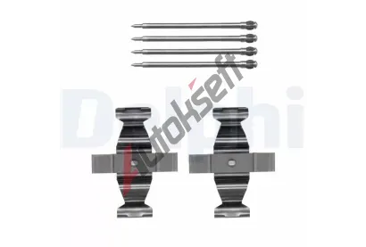 DELPHI Sada psluenstv obloen kotouov brzdy DF LX0546, LX0546
