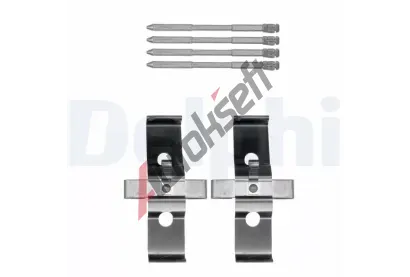 DELPHI Sada psluenstv obloen kotouov brzdy DF LX0548, LX0548