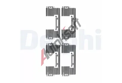 DELPHI Sada psluenstv obloen kotouov brzdy DF LX0551, LX0551
