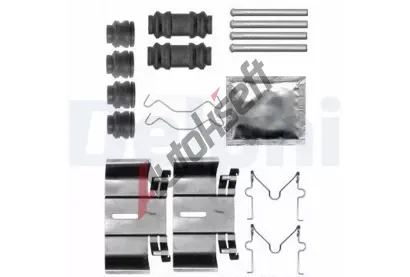 DELPHI Sada psluenstv obloen kotouov brzdy DF LX0563, LX0563