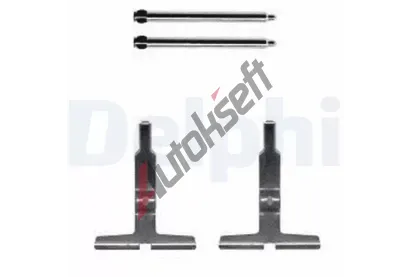 DELPHI Sada psluenstv obloen kotouov brzdy DF LX0570, LX0570