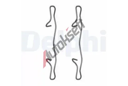 DELPHI Sada psluenstv obloen kotouov brzdy DF LX0571, LX0571