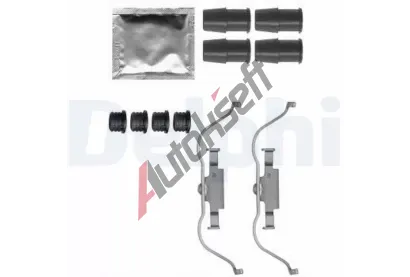 DELPHI Sada psluenstv obloen kotouov brzdy DF LX0573, LX0573