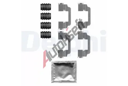 DELPHI Sada psluenstv obloen kotouov brzdy DF LX0584, LX0584