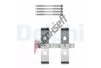 DELPHI Sada psluenstv obloen kotouov brzdy DF LX0595, LX0595