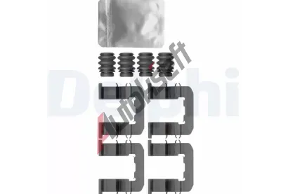 DELPHI Sada psluenstv obloen kotouov brzdy DF LX0623, LX0623