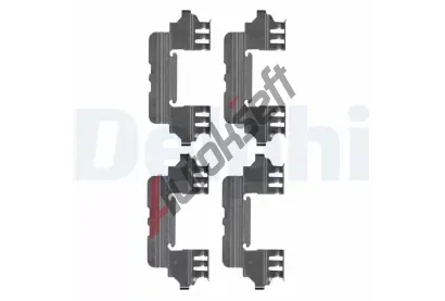 DELPHI Sada psluenstv obloen kotouov brzdy DF LX0629, LX0629