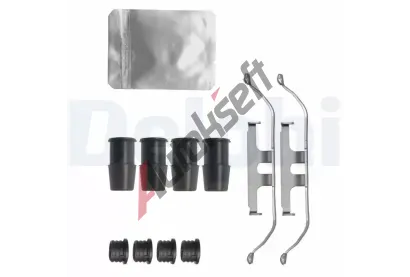 DELPHI Sada psluenstv obloen kotouov brzdy DF LX0635, LX0635