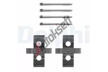 DELPHI Sada psluenstv obloen kotouov brzdy DF LX0652, LX0652