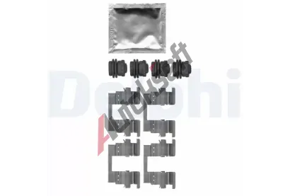 DELPHI Sada psluenstv obloen kotouov brzdy DF LX0666, LX0666