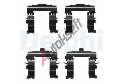 DELPHI Sada psluenstv obloen kotouov brzdy DF LX0672, LX0672
