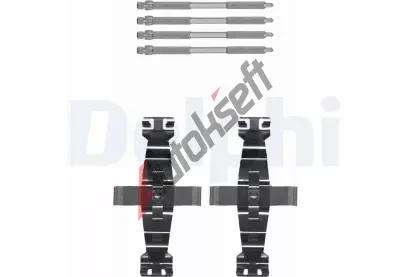 DELPHI Sada psluenstv obloen kotouov brzdy DF LX0674, LX0674