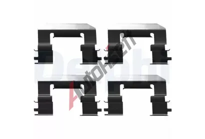 DELPHI Sada psluenstv obloen kotouov brzdy DF LX0675, LX0675