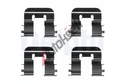 DELPHI Sada psluenstv obloen kotouov brzdy DF LX0676, LX0676