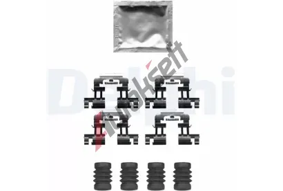DELPHI Sada psluenstv obloen kotouov brzdy DF LX0677, LX0677